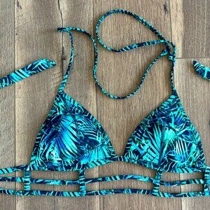 NWOT Womens Swim Bathing Suit Bikini Top PINK M Medium